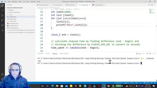 Go vs C vs Java vs JavaScript vs Python Speed Comparison | Dr Vipin Classes смотреть онлайн