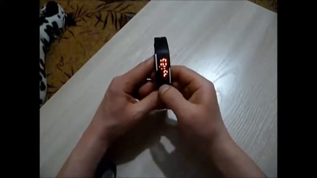 Светодиодные часы/ LED часы из Китая/ LED Watch from China/как выставить время на светодиодных часа смотреть онлайн