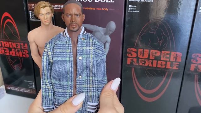 Голова 1/6 Will Smith (Уилл Смит) обзор на теле Phicen M36b TBLeague