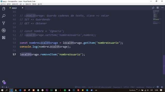 LocalStorage [Conceptos y definiciones] ❤ JAVASCRIPT ❤ смотреть онлайн