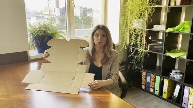 Самосборный короб S, 260*170*80 мм | Как складывать самосборный короб? смотреть онлайн