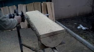 Приспособление  для распиливания бревна на доски электропилой бензопилой  Слэб