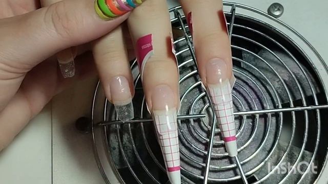 наращивание ногтей стильный дизайн#nails#nailart#shorts#маникюр#ногти