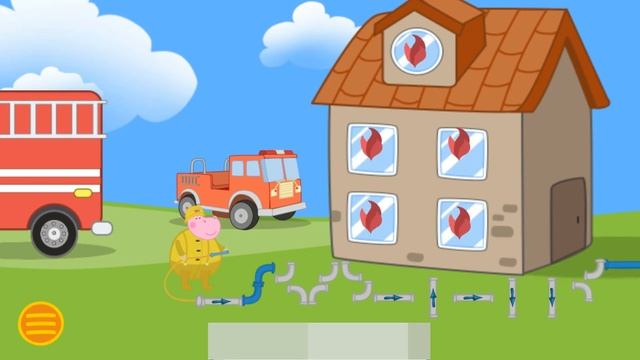 Professions Kindergarten 2 Hippo - Educational Family Games - Hippo Baby Games for Girls and Boys смотреть онлайн