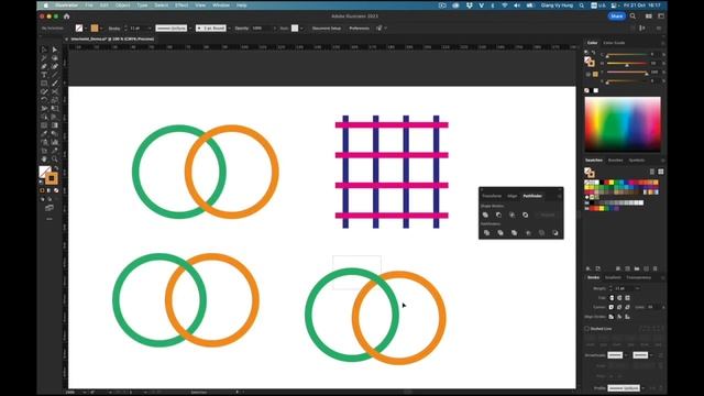 Illustrator CC 2023 lệnh mới Intertwine смотреть онлайн