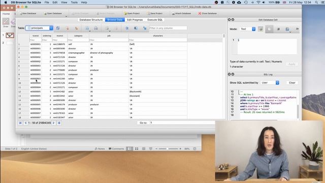 JOIN three tables or more - Learn SQL with IMDB database смотреть онлайн