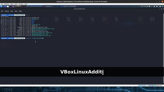 Install VBox Guest Additions on a Kali Linux virtual machine смотреть онлайн