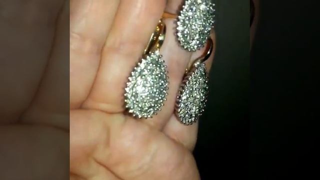 Комплект Капля , бриллианты смотреть онлайн