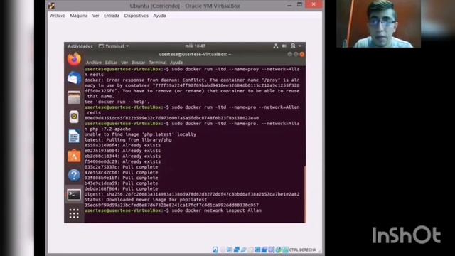 Implementación de una red de contenedores basada en docker смотреть онлайн