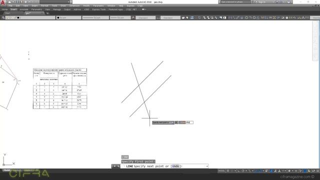 Дирекционные углы в Autocad. Автоматизируем процесс смотреть онлайн