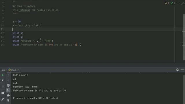 Variables [ Arabic ] | IS324 python #2 смотреть онлайн