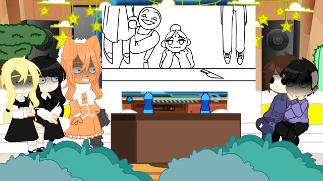 реакция Зайчика на Антона как Sally Face|1/6|Товарищ Куяш|Алиса, Рома, Бяша, Катя, Полина