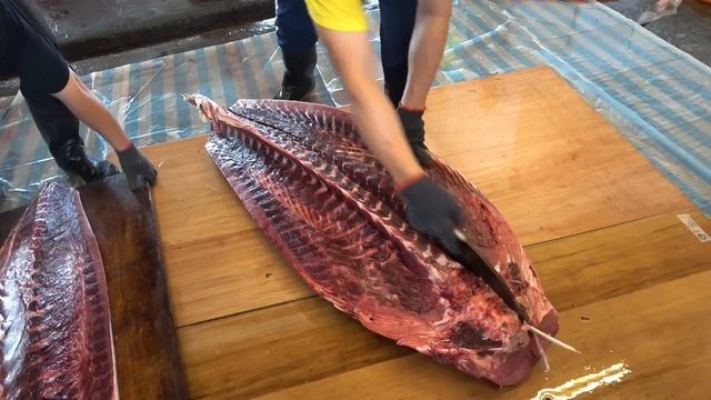 The Sharpest Knife Cuts Over 300kg Giant Bluefin Tuna