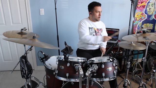 Talking to the moon sick mix - drum cover - Ian Fragomeni смотреть онлайн