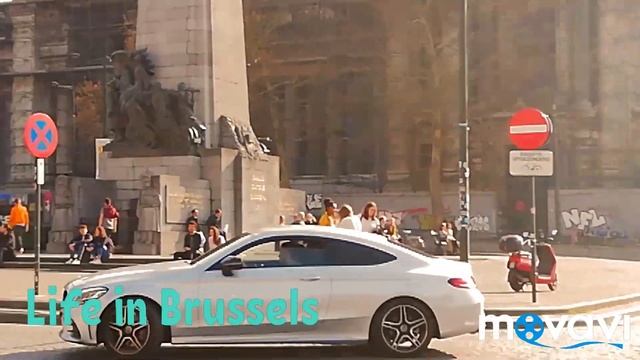 Обзорная площадка.Дворец правосудия в Брюсселе.