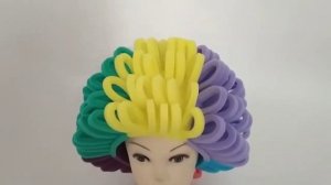 Поролоновая маска Парик Клоуна