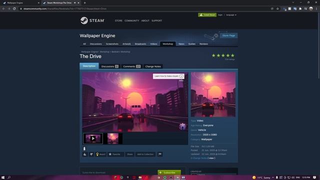 How to get wallpaper engine and upload steam workshop wallpapers for free! (PC) смотреть онлайн