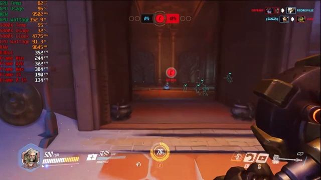 Overwatch|Ryzen 5800x|Nvidia RTX 3080|High settings|1080p Resolution (400 fps cap/max cap) смотреть онлайн