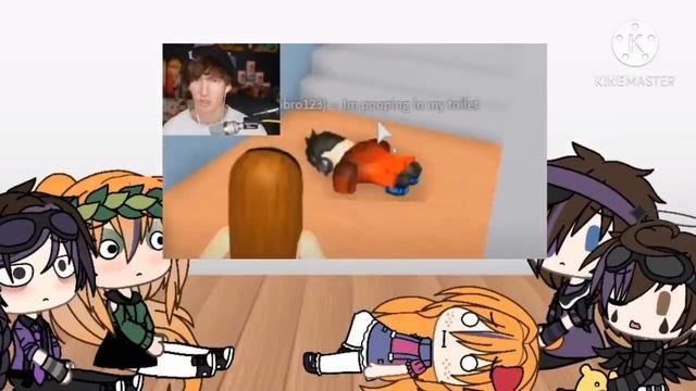 Afton Family reacts to Flamingo♥Read Description♥Roblox//Gacha Club смотреть онлайн