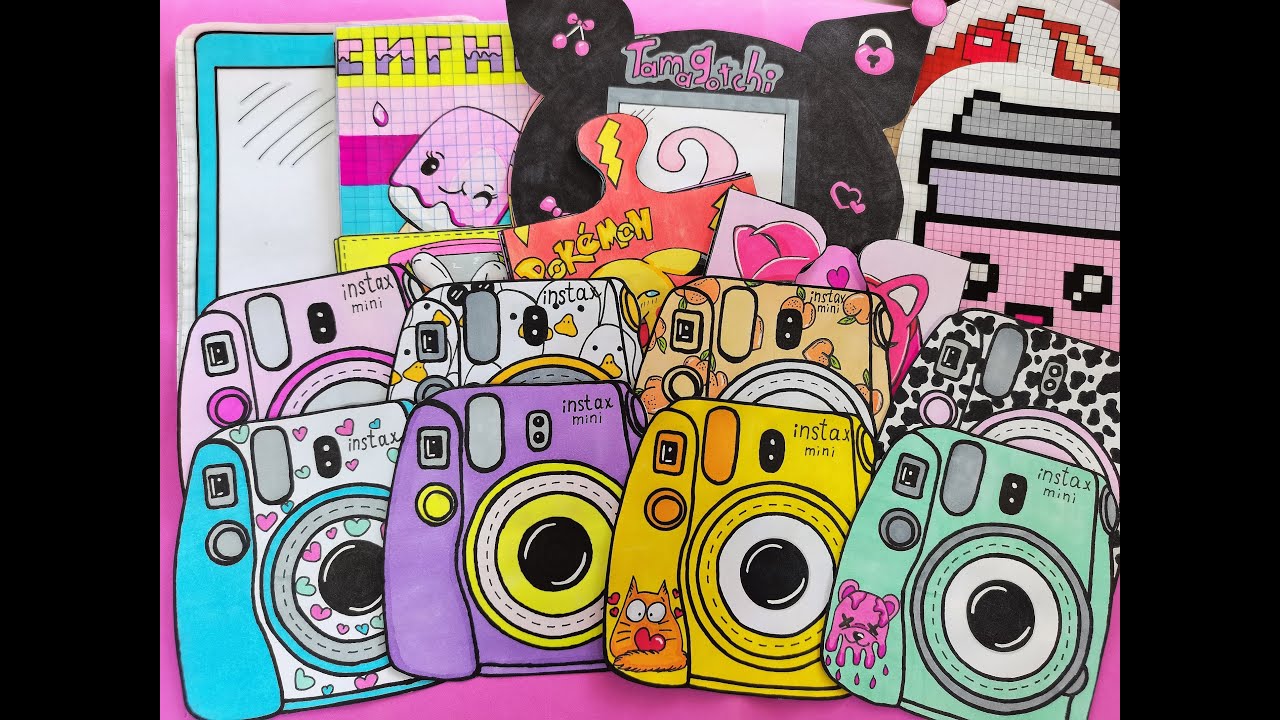 Instax?/Тамагочи??Пазл/Puzzle?Заставка на IPad?Бумажные сюрпризы?Распаковка бумажных сюрпризов смотреть онлайн