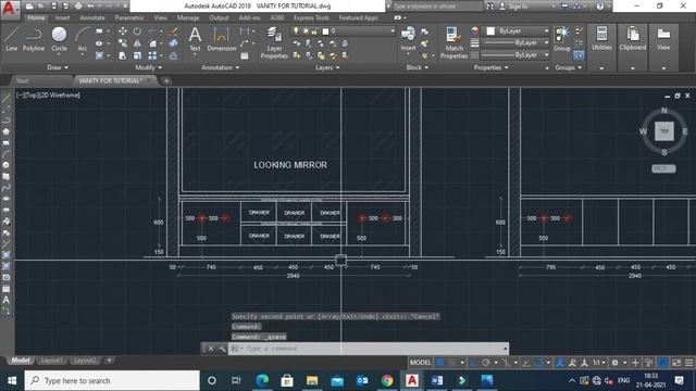 How to Draw / Planning Wash Basin / Vanity for washroom смотреть онлайн