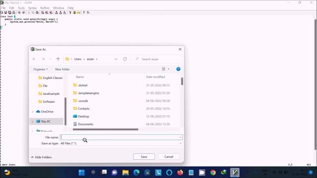 How to run Java Program in Vim смотреть онлайн