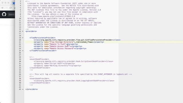 Storing Apache NiFi Versioned Flows in a Git Repository смотреть онлайн