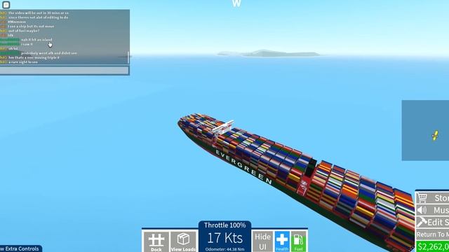 Roblox Shipping lanes Triple E Emerald harbour to Davenport full video смотреть онлайн