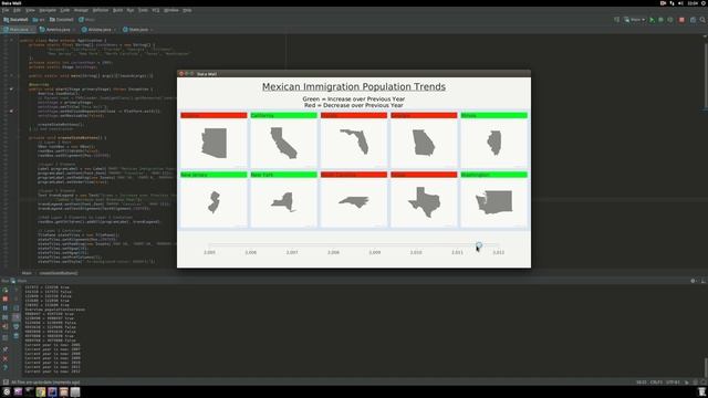 Data Wall Interactive Map - Early Java Prototype смотреть онлайн