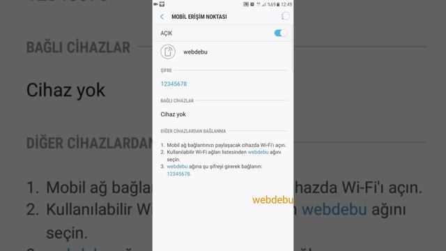 Samsung Telefondan Internet Paylaşımı (Mobil Veri Paylaşımı) смотреть онлайн