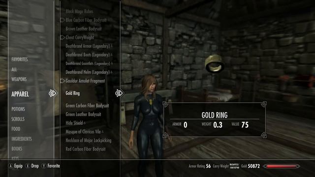 Mighty Skin Tight Bodysuits Skyrim SE Xbox One/PC Mods
