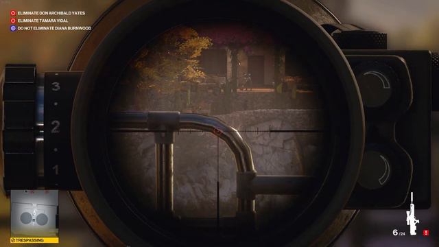 Hitman 3 Мендоса за 5 минут СНАЙПЕРСКОЙ винтовкой на Эксперте Только костюм 4k 60fps Хитман 3