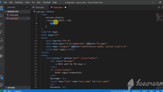 MAKE LOGIN USING PHP WITH SESSION PART-5 | CODEHUBS смотреть онлайн