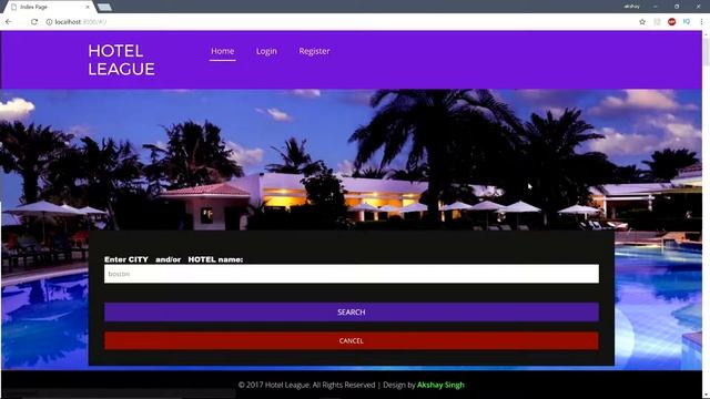 HOTEL LEAGUE - A MEAN Stack (MongoDB , Express, AngularJS, NodeJS) Web Application. смотреть онлайн