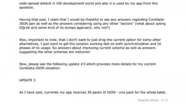 iOS : Improve process of mirroring server database to a client database via JSON?
