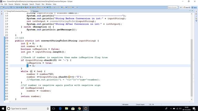 How to convert string to int without using library functions in java смотреть онлайн
