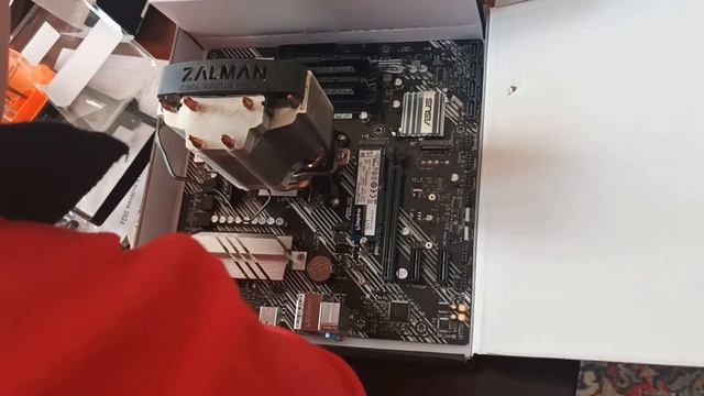 Збираємо комп Asus Prime B550m A AMD Rizen 5 5600x Hyper Fury 3200 2 8 Kingston 1 Tb