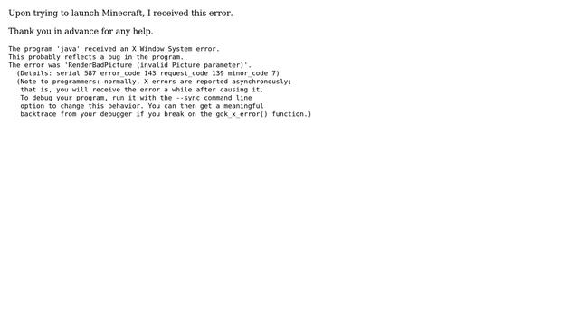 Ubuntu: Re: Error (launching minecraft) Java oracle 8 смотреть онлайн