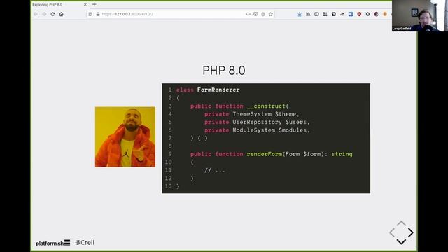 Exploring PHP 8.0 - Larry Garfield - PHPSW: PHP 8, February 2021 смотреть онлайн