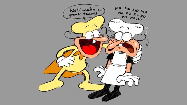 Pizza Tower Comic Dub - Pizza Tower Meets Sugary Spire смотреть онлайн