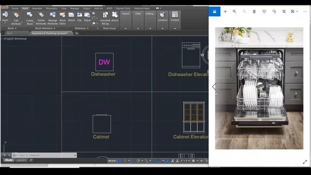 AutoCAD: Appliance & Plumbing Symbols смотреть онлайн