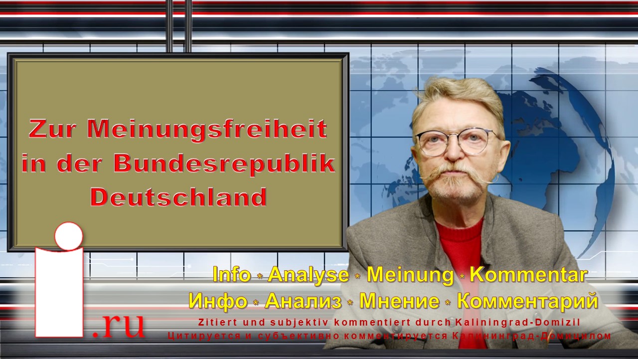 Zur Meinungsfreiheit in der Bundesrepublik Deutschland смотреть онлайн