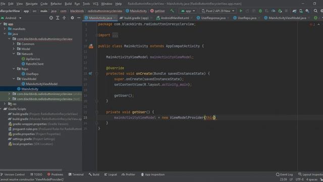 Radio Button In RecyclerView смотреть онлайн