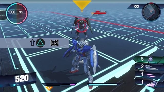 Gundam Versus Combo Guide - Gundam Exia смотреть онлайн