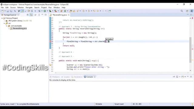 How to Reverse a String in Java | Coding Skills смотреть онлайн