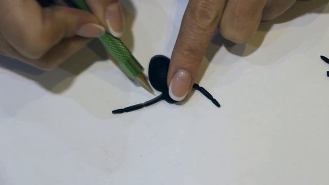 Мастер-класс: Колье на Хэллоуин из полимерной глины FIMO/polymer clay tutorial смотреть онлайн