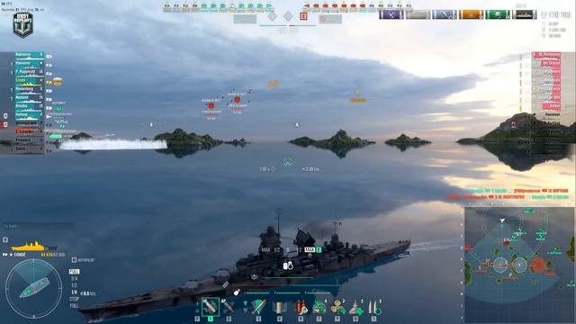 Cruiser Condé: Huge 4,4 base XP game - World of Warships смотреть онлайн