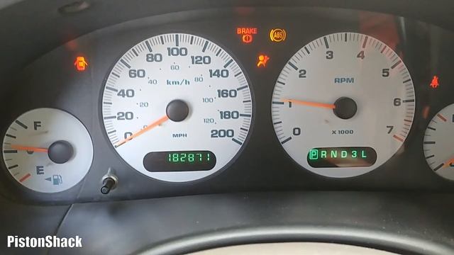 DODGE CARAVAN ABS & BRAKE WARNING LIGHTS ON AFTER STUCK IN SNOW | PROBLEM SOLVED! смотреть онлайн
