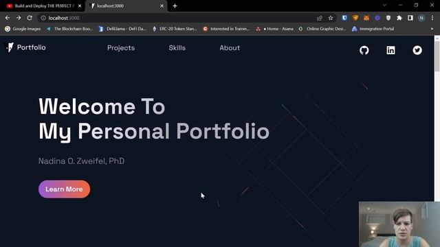 Start to build your own website from scratch (React) смотреть онлайн