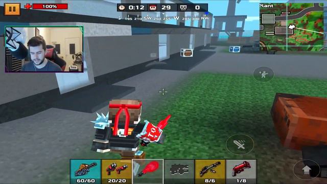 YOU MUST JUMP OUT THE PLANE LAST! BATTLE ROYALE CHALLENGE! | Pixel Gun 3D смотреть онлайн